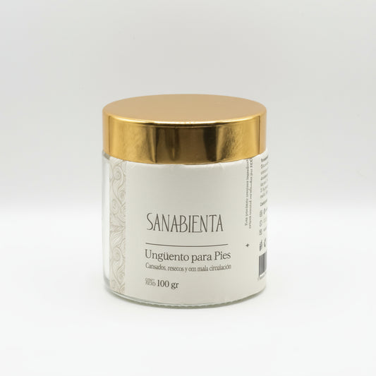 UNGÜENTO PARA PIES CANSADOS, RESECOS Y CON MALA CIRUCLACIÓN